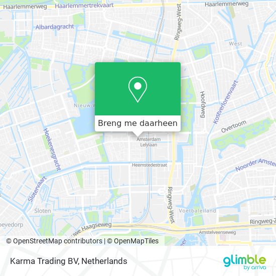 Karma Trading BV kaart