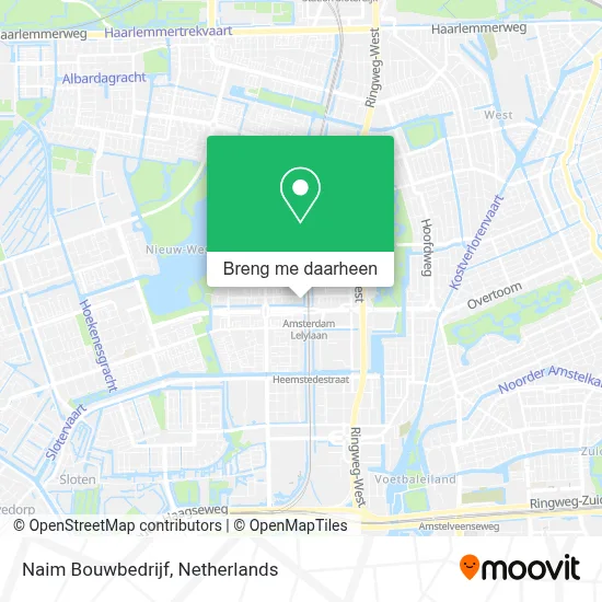 Naim Bouwbedrijf kaart