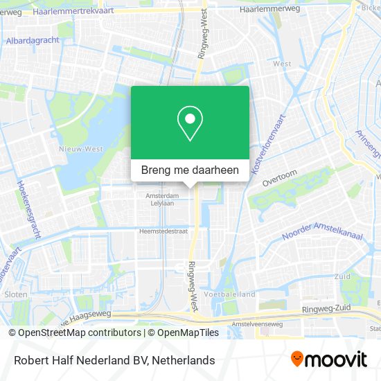 Robert Half Nederland BV kaart
