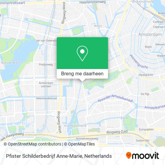 Pfister Schilderbedrijf Anne-Marie kaart