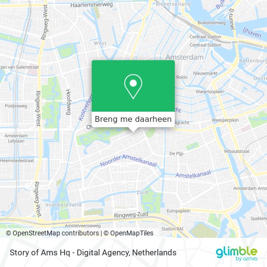 Story of Ams Hq - Digital Agency kaart