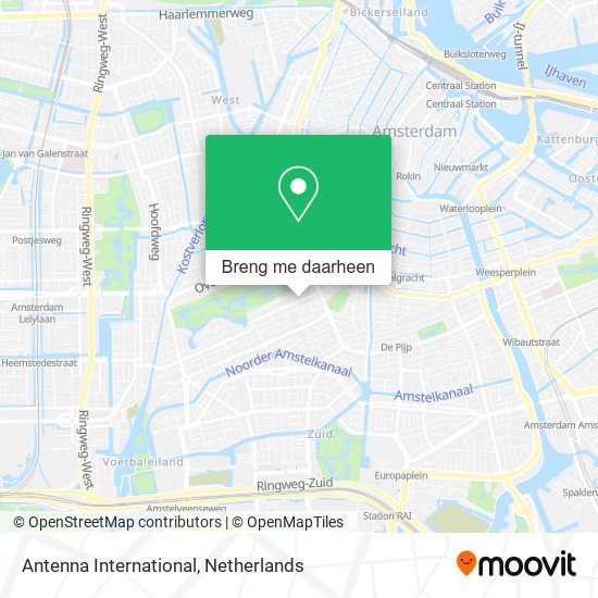 Antenna International kaart