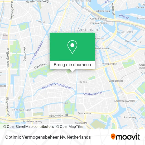 Optimix Vermogensbeheer Nv kaart