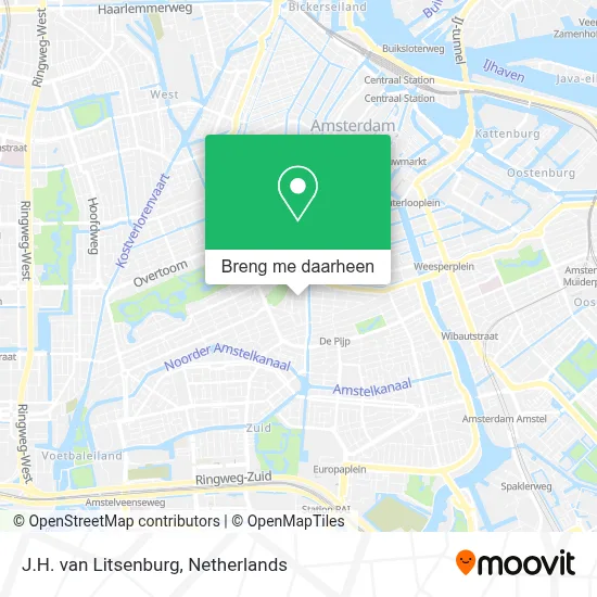 J.H. van Litsenburg kaart