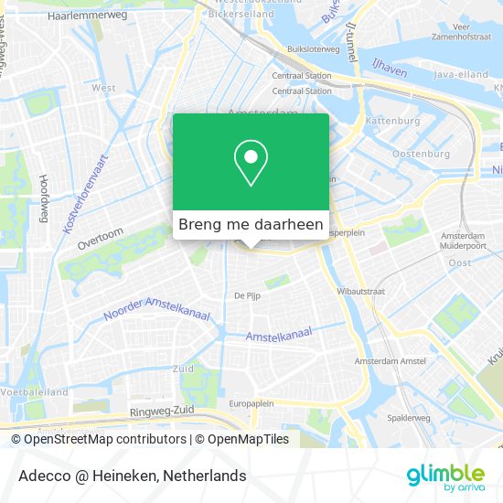 Adecco @ Heineken kaart