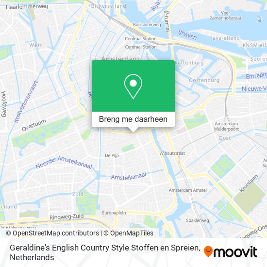 Geraldine's English Country Style Stoffen en Spreien kaart