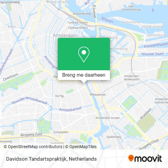 Davidson Tandartspraktijk kaart