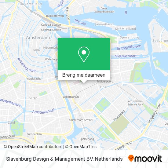 Slavenburg Design & Management BV kaart