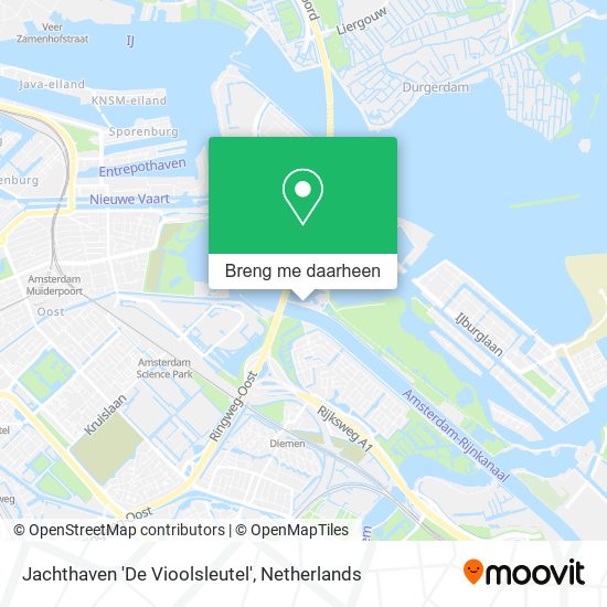 Jachthaven 'De Vioolsleutel' kaart