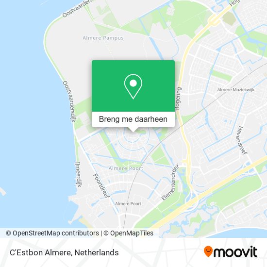 C'Estbon Almere kaart