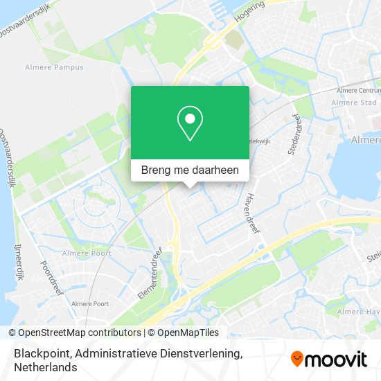 Blackpoint, Administratieve Dienstverlening kaart