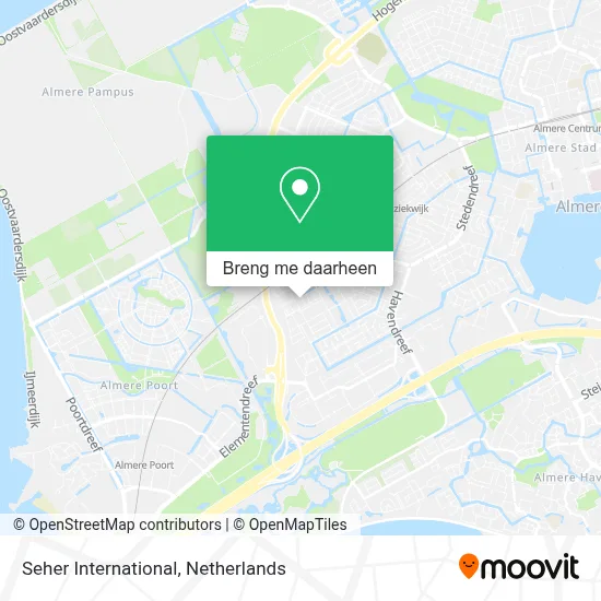 Seher International kaart