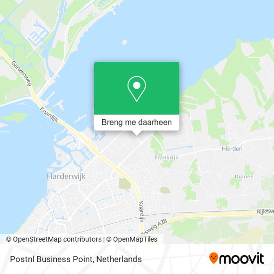 Postnl Business Point kaart