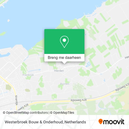 Westerbroek Bouw & Onderhoud kaart