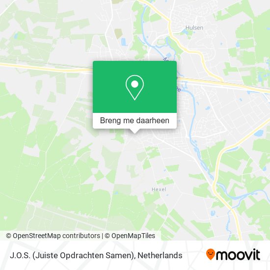 J.O.S. (Juiste Opdrachten Samen) kaart