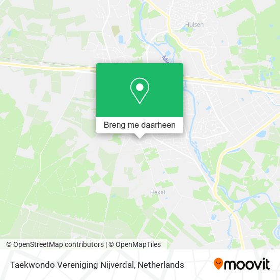 Taekwondo Vereniging Nijverdal kaart