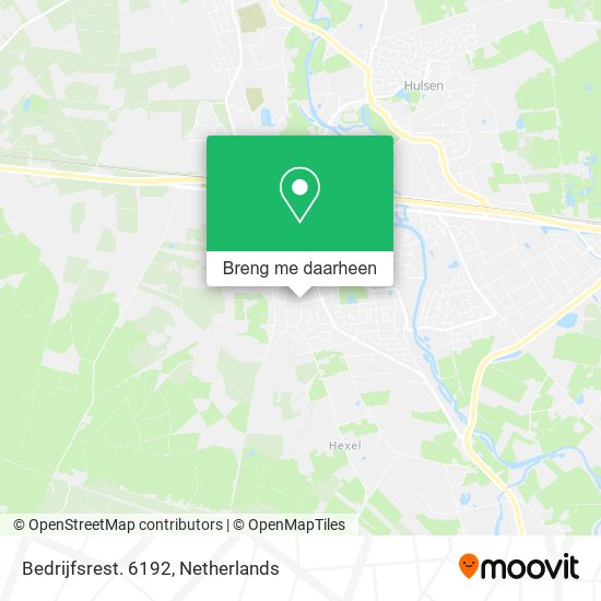 Bedrijfsrest. 6192 kaart