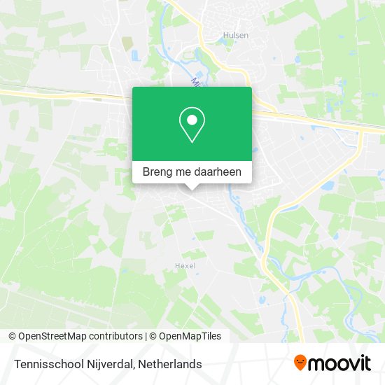 Tennisschool Nijverdal kaart