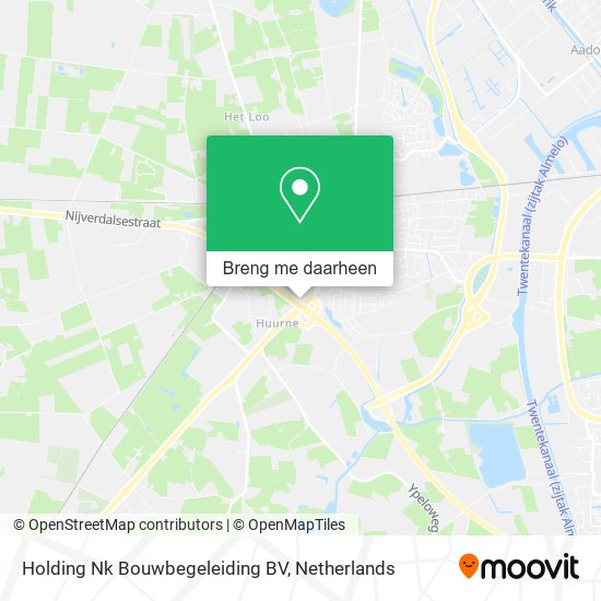 Holding Nk Bouwbegeleiding BV kaart