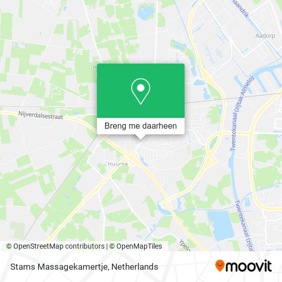 Stams Massagekamertje kaart