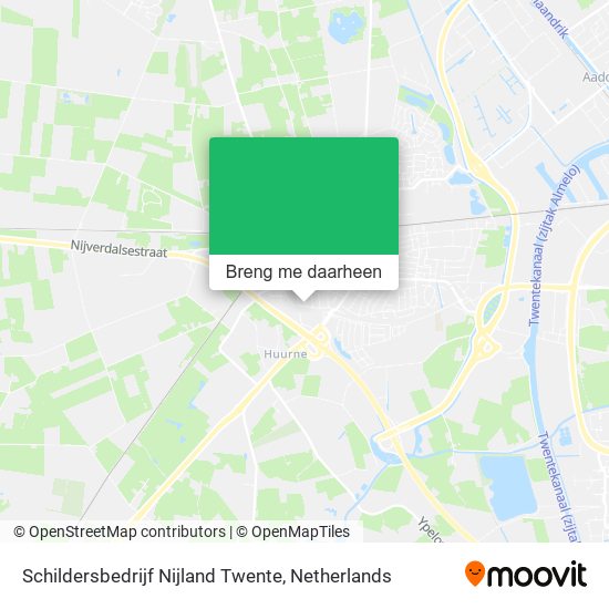 Schildersbedrijf Nijland Twente kaart