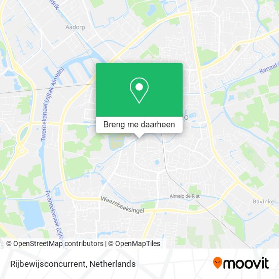 Rijbewijsconcurrent kaart