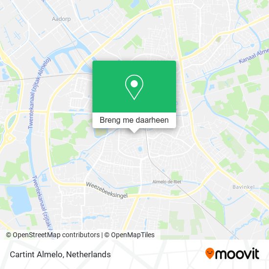 Cartint Almelo kaart