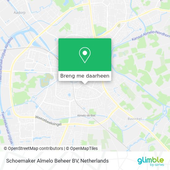 Schoemaker Almelo Beheer BV kaart