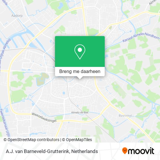 A.J. van Barneveld-Grutterink kaart