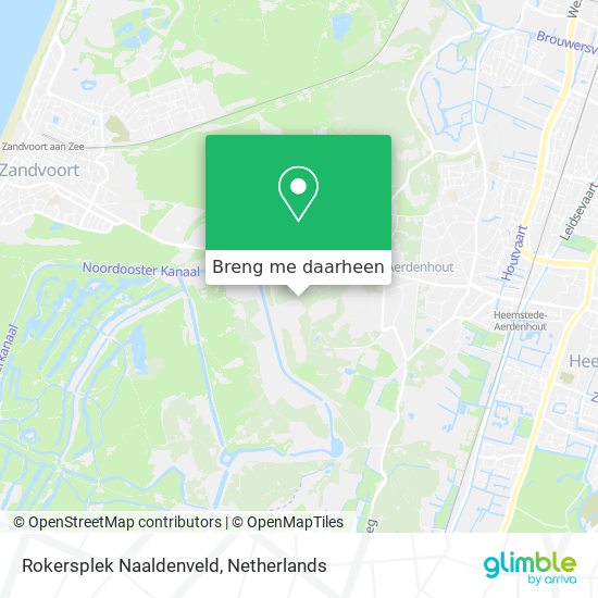 Rokersplek Naaldenveld kaart