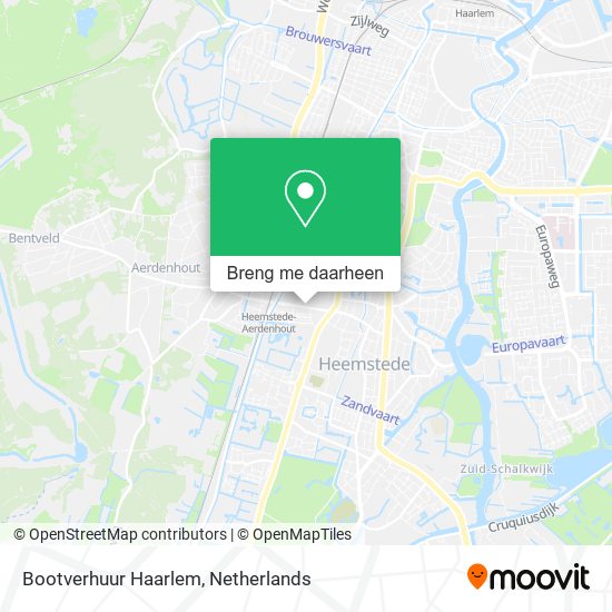 Bootverhuur Haarlem kaart