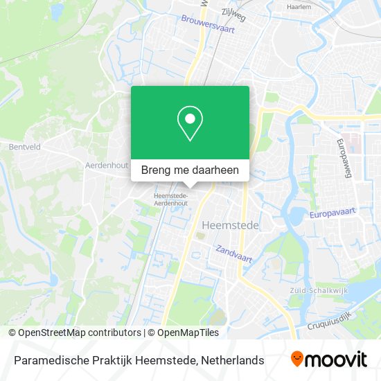 Paramedische Praktijk Heemstede kaart