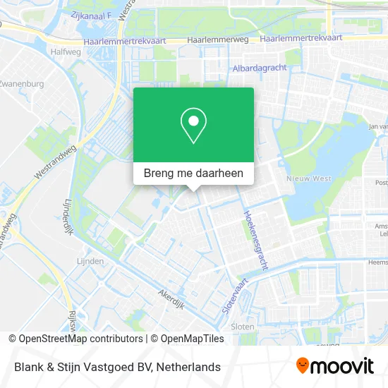 Blank & Stijn Vastgoed BV kaart