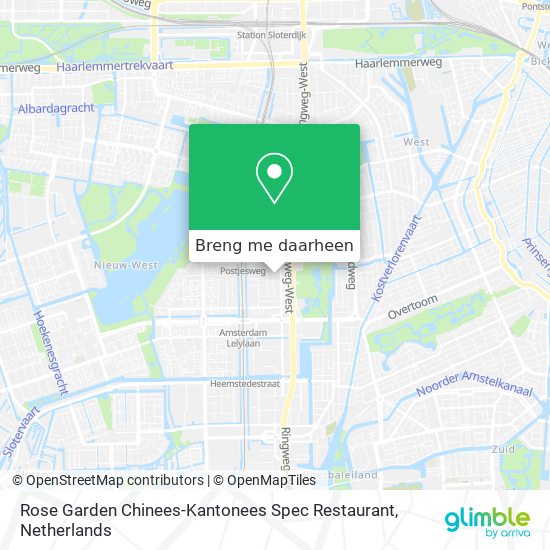 Rose Garden Chinees-Kantonees Spec Restaurant kaart