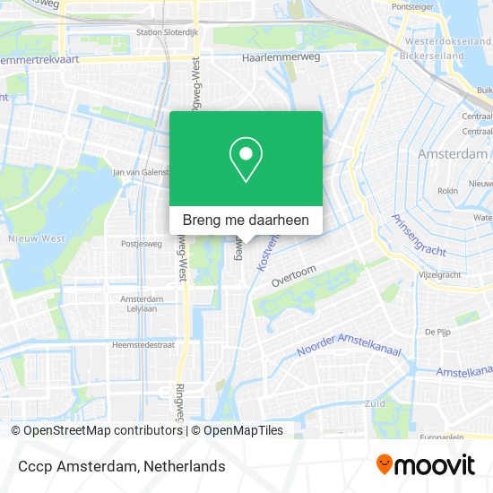 Cccp Amsterdam kaart