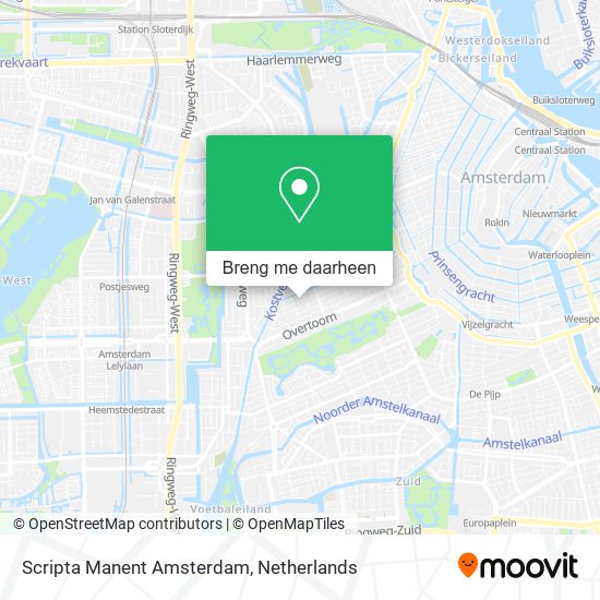 Scripta Manent Amsterdam kaart