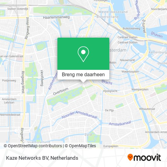 Kaze Networks BV kaart