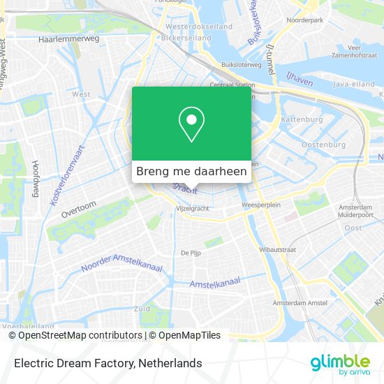 Electric Dream Factory kaart