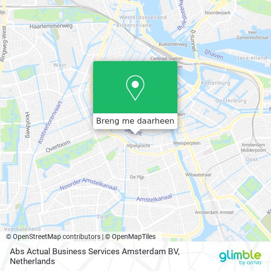Abs Actual Business Services Amsterdam BV kaart
