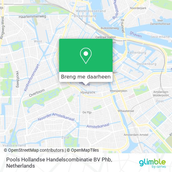 Pools Hollandse Handelscombinatie BV Phb kaart