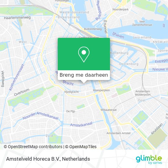 Amstelveld Horeca B.V. kaart