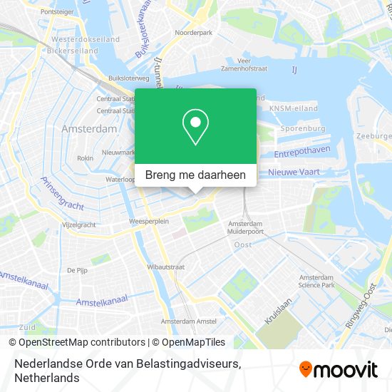 Nederlandse Orde van Belastingadviseurs kaart