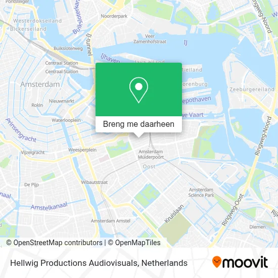 Hellwig Productions Audiovisuals kaart