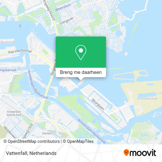 Vattenfall kaart