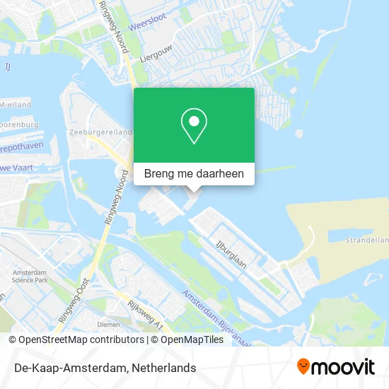 De-Kaap-Amsterdam kaart