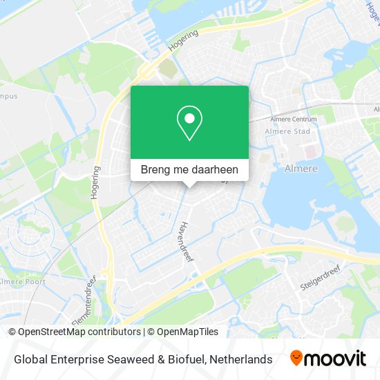 Global Enterprise Seaweed & Biofuel kaart