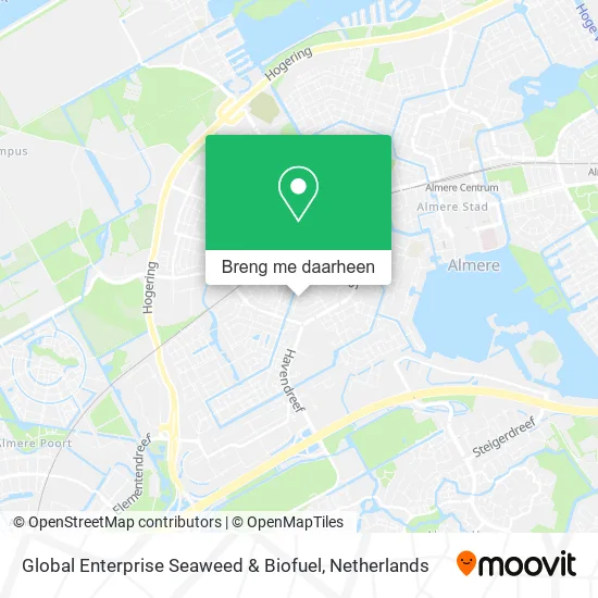 Global Enterprise Seaweed & Biofuel kaart