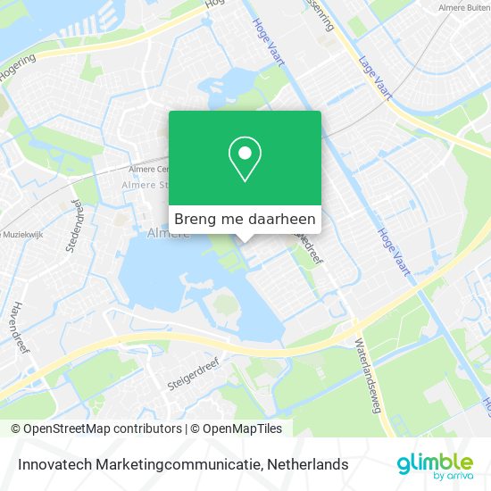 Innovatech Marketingcommunicatie kaart