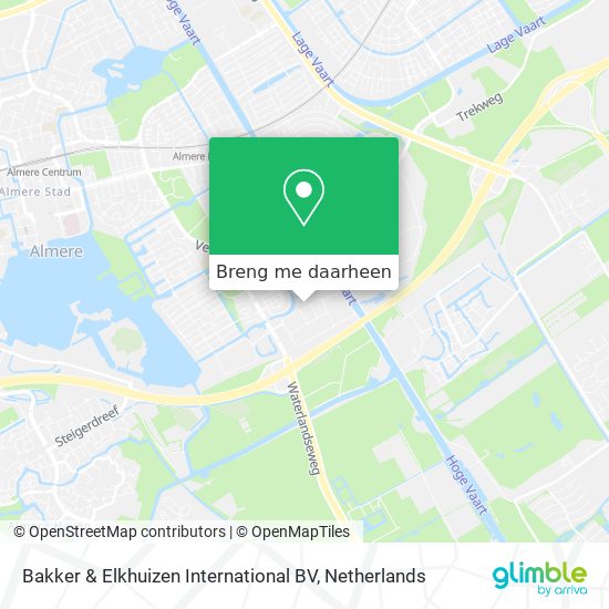 Bakker & Elkhuizen International BV kaart