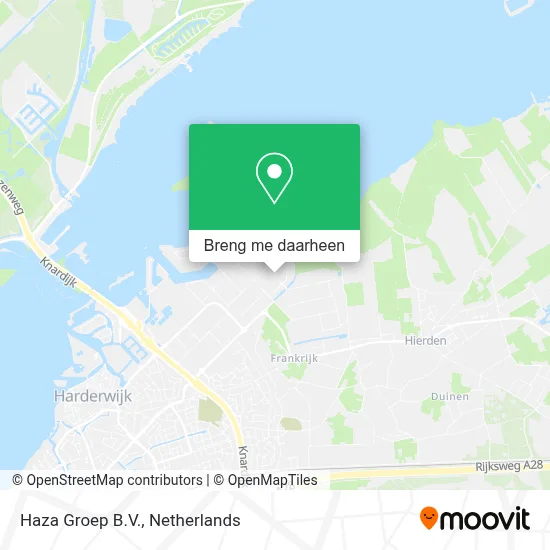 Haza Groep B.V. kaart